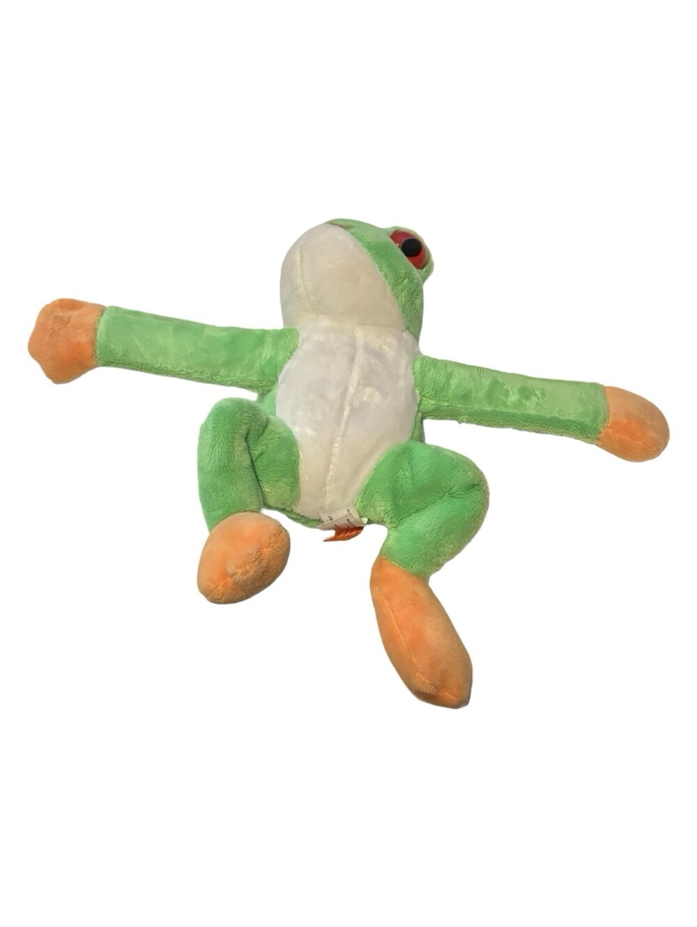 Huggers - Red Eyed Tree Frog Wild Republic Plush Slap Bracelet Green